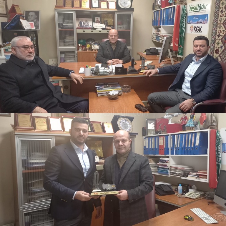 IĞDIRLI İŞ İNSANI HİDAYET YILDIRIMDAN NEZAKET ZİYARETİ