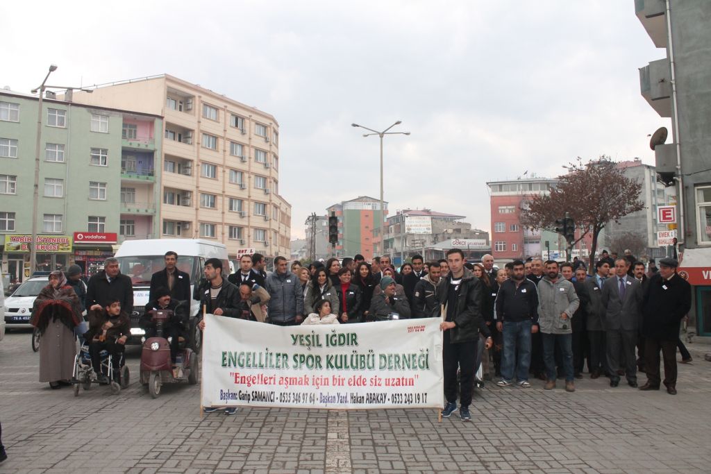 3 Aralık Dünya Engeliler Günü Yürüyüşü Yapıldı