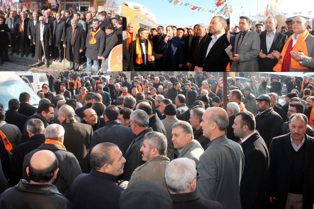 Karakoyunlu İlçesinde Ak Parti Seçim Bürosu Açılışını Yaptı