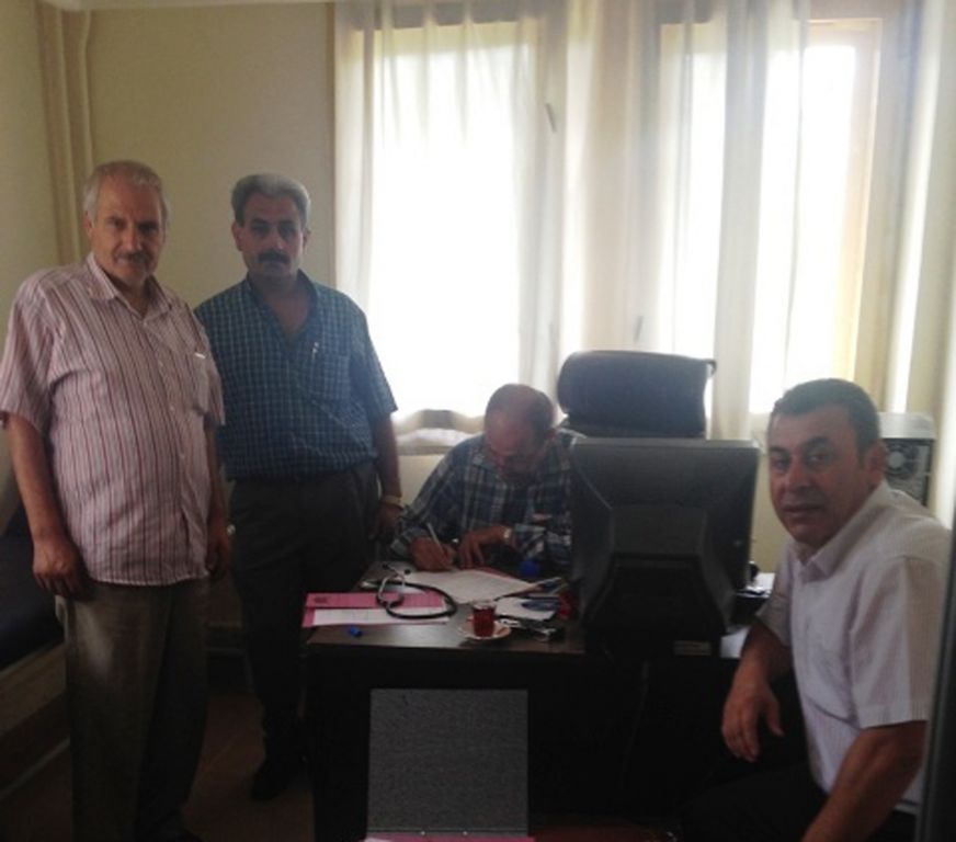 İl Özel İdaresi personeli sağlık taramasından geçiriliyor