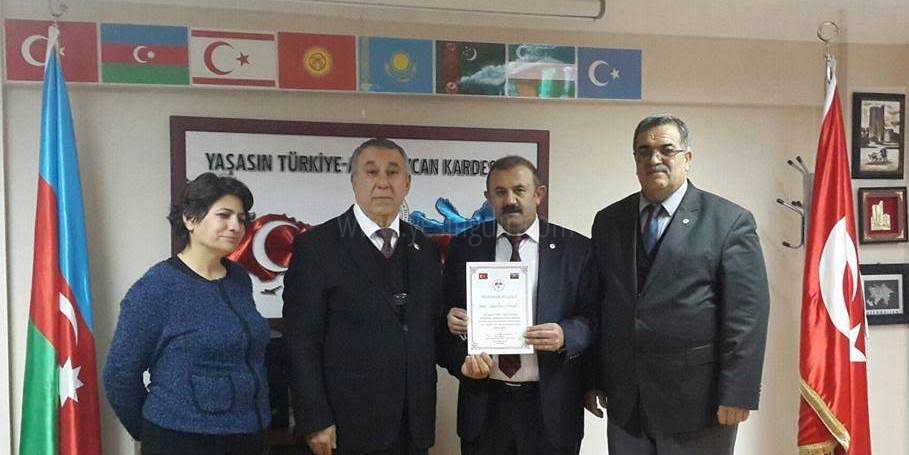 TADDEF IĞDIR AZERBAYCAN EVİ DERNEĞİ BAŞKANI SERDAR ÜNSALDAN İSTAD A ZİYARET