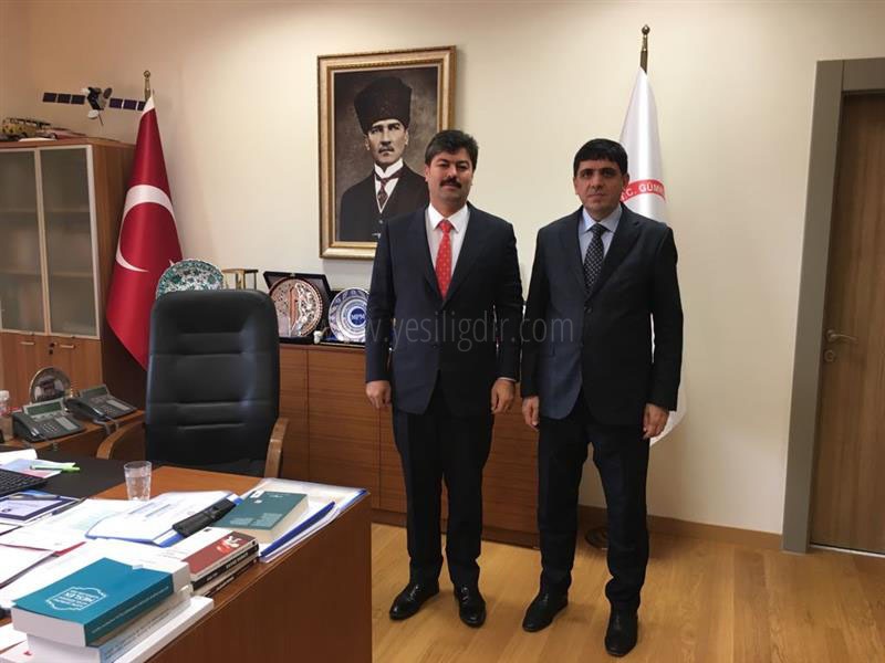 Rektör Alma Gümrük ve Ticaret Bakanlığı Esnaf ve Sanatkrlar Genel Müdürünü Ziyaret Etti