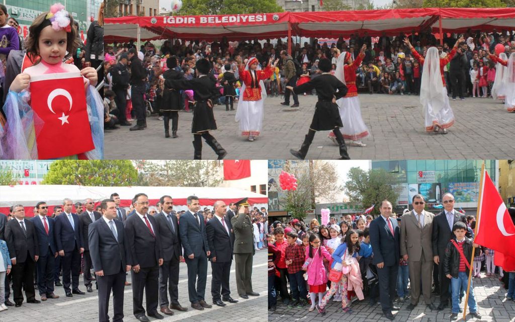 23 Nisan Iğdırda Törenlerle Kutlandı