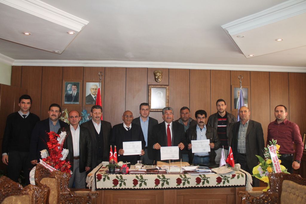 Selahattin Artantaş Yeniden Şoförler Odası Başkanı Seçilerek Mazbatasını Aldı