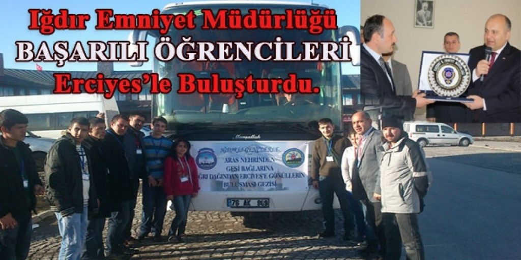 Iğdırlı Öğrenciler Emniyet Müdürü Aydını Ziyaret Etti