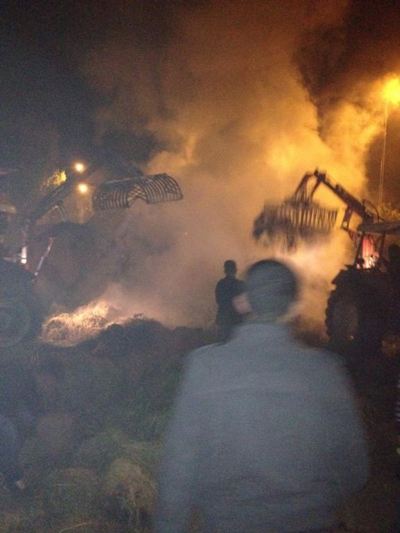 Ot Yangınları İlçe Halkını Tedirgin Etti