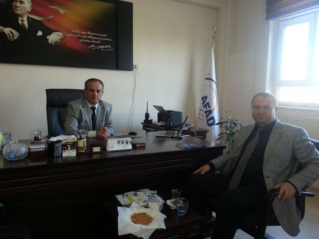 Asimder'den İl Afet Müdürü Zeğem'e Ziyaret