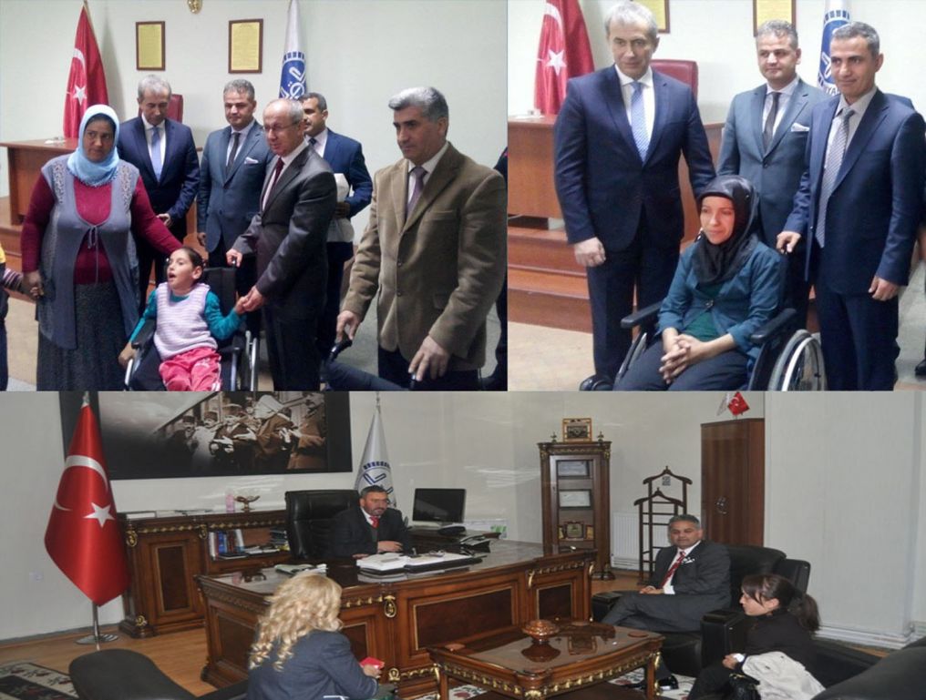 Engellilere Avrupadan Tekerlekli Sandalye