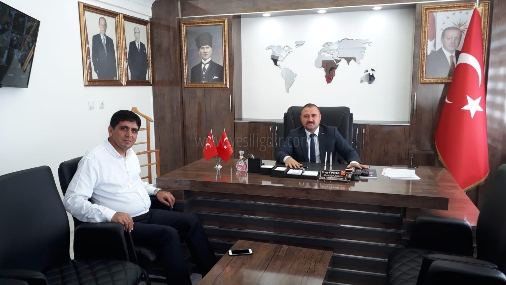 Rektör Almadan Başkan Coşara Hayırlı Olsun Ziyareti
