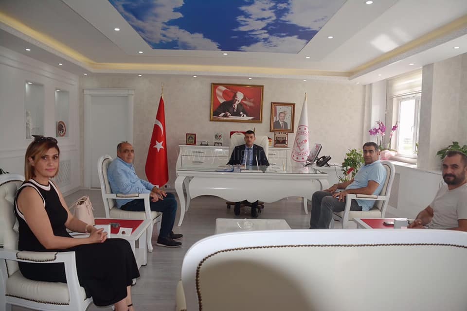Kamil Arslandan Servet Canlıya Hayırlı Olsun Ziyareti
