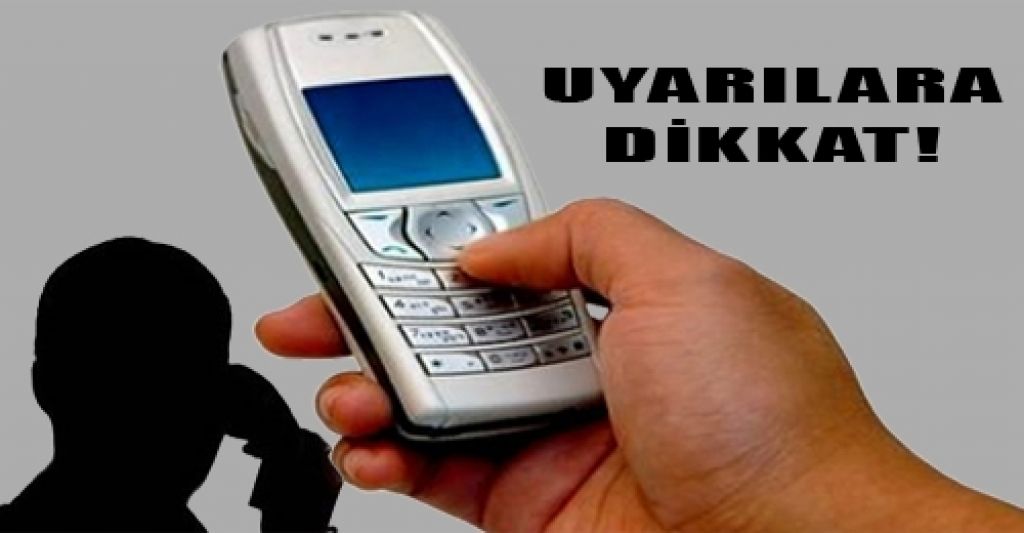 Emniyet dolandırıcılara karşı  Mesajlı uyarı