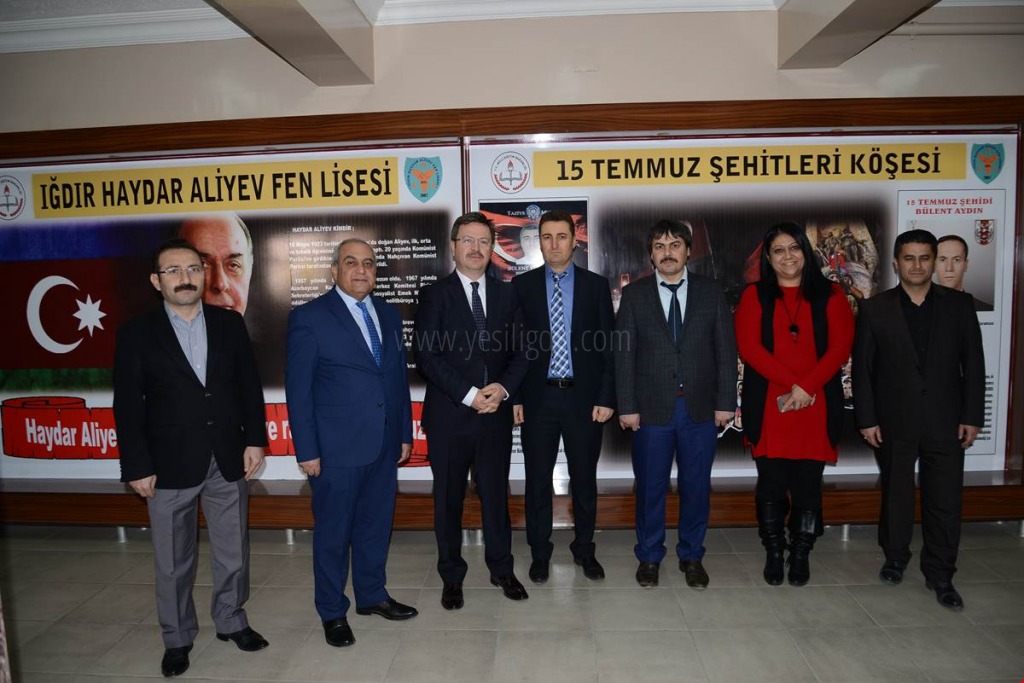 VALİ ÜNLÜ HAYDAR ALİYEV FEN LİSESİNİ ZİYARET ETTİ