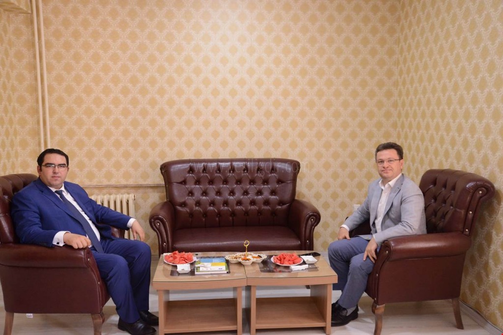 2 AĞIR CEZA BAŞKANI EROL KUŞÇUYU VALİ ENVER ÜNLÜ ZİYARET ETTİ