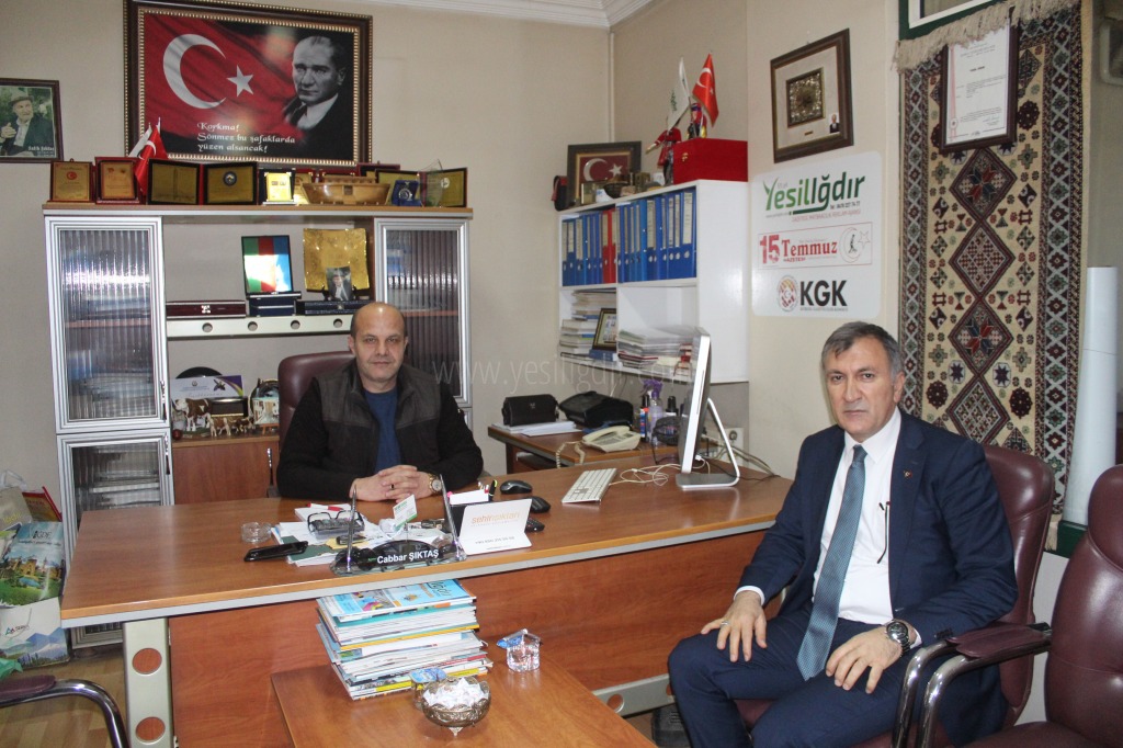 İl Genel Sekreteri Ferhat Akkuş Nezaket Ziyaretinde Bulundu