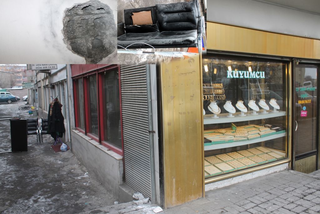Kuyumcuyu Soymak İsteyen Hırsızlar Sert Duvara Çarptılar