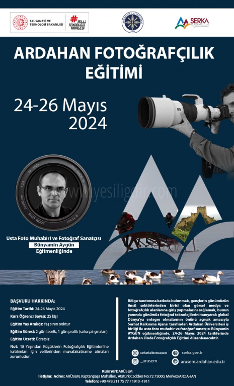 Ağrı ve Ardahan İllerinde Fotoğrafçılık Eğitimleri Başlıyor