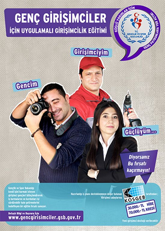 Iğdırda Kosgeb Destekli Girişimcilik Kursu