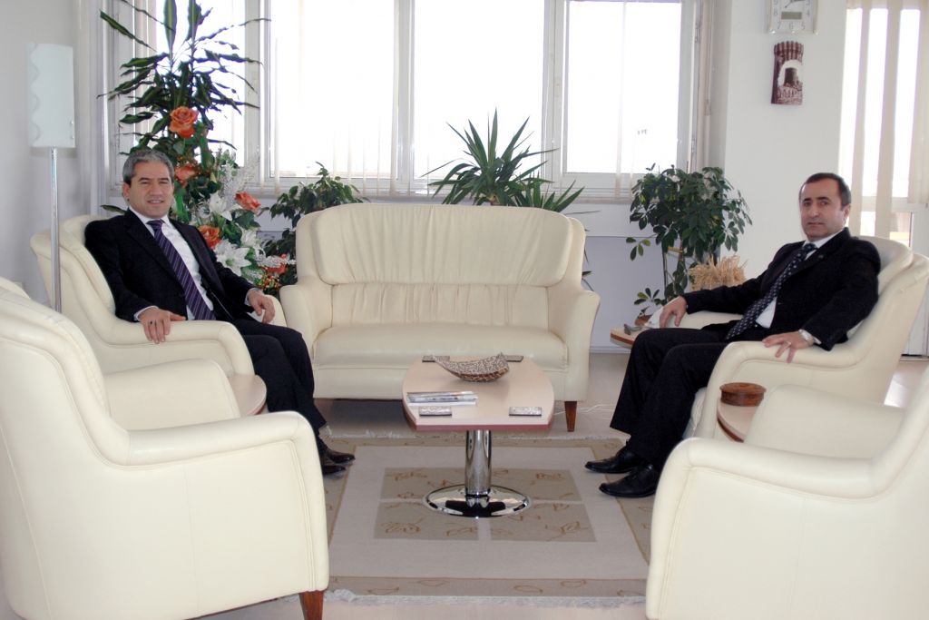 Gürbulak Gümrük ve Muhafaza Baş Müdürü Iğdır Emniyet Müdürünü Ziyaret Etti