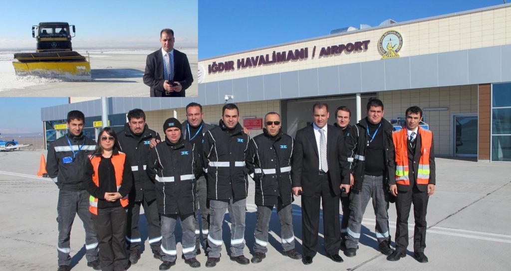 Iğdır Hava Alanında Kar Mücadelesi
