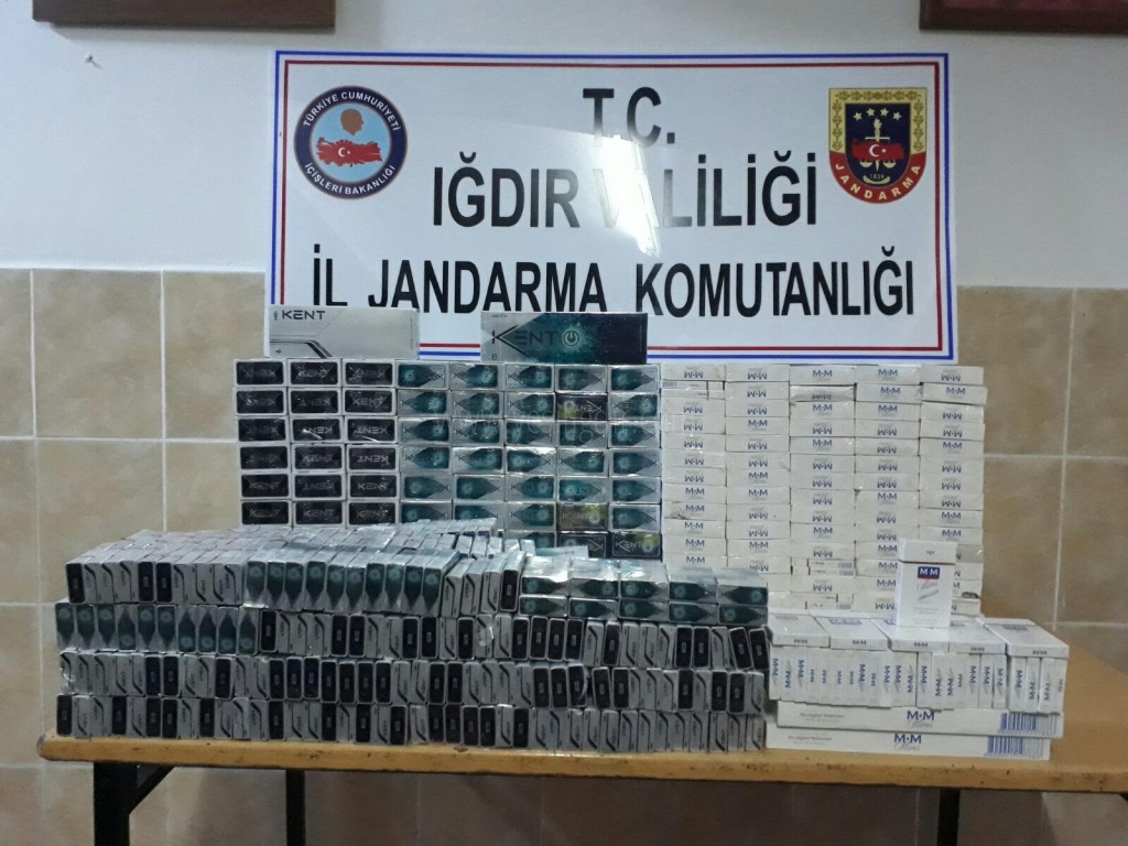 Jandarmadan Kaçak Sigara Operasyonu