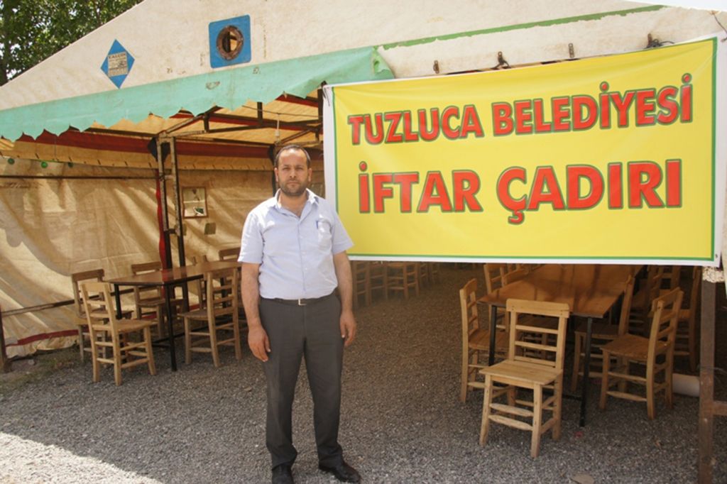 Tuzlucada İftar Çadırı Kuruldu