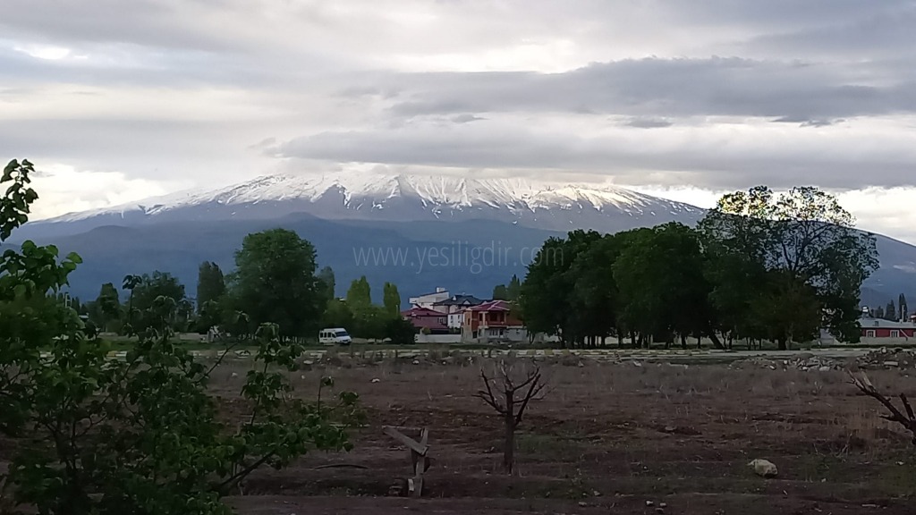 Ağrı Dağı Beyaza Büründü