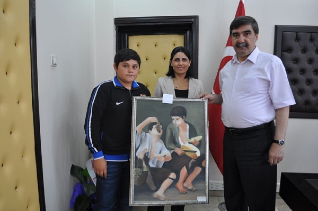 Iğdır Belediyesine Bir Destek de Güzel Sanatlar Lisesinden