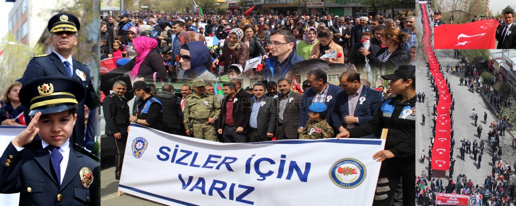 200 METRELİK DEV BAYRAKLI YÜRÜYÜŞ