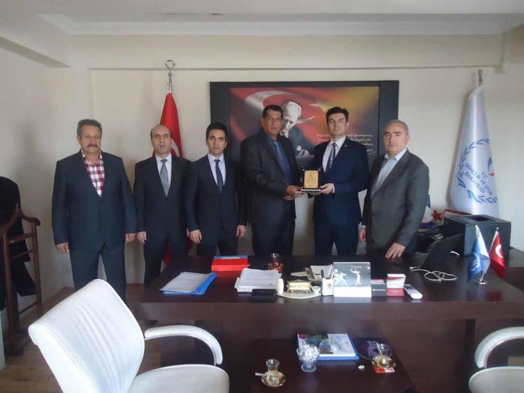 Gençlik Spor İl Müdürü Kasım Aydoğduya Ziyaret