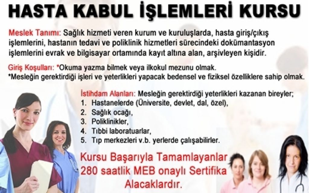 Iğdırda 'hasta kabul personeli yetiştirme kursu' açılacak