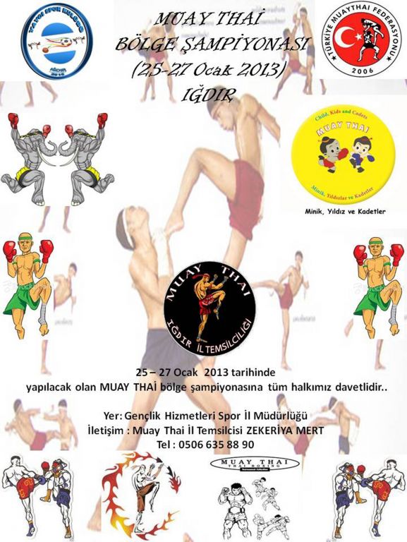 Muay Thai Bölge Şampiyonluk Maçı Başlıyor