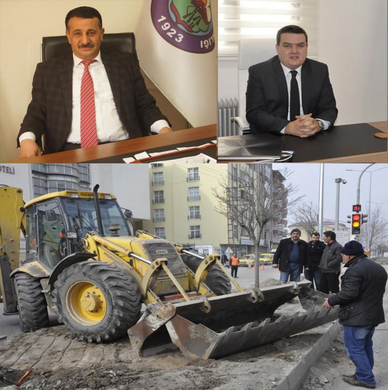 Iğdır Merkezde Orta Refüjlerde Düzenleme ve Temizleme Çalışması Yapılıyor