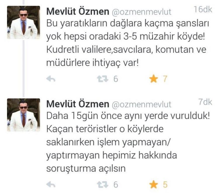 Vali Yardımcısı Özmen bize soruşturma açılmalı