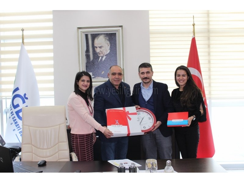 HAZAR KOLEJİNDEN TİCARET ODASINA ZİYARET