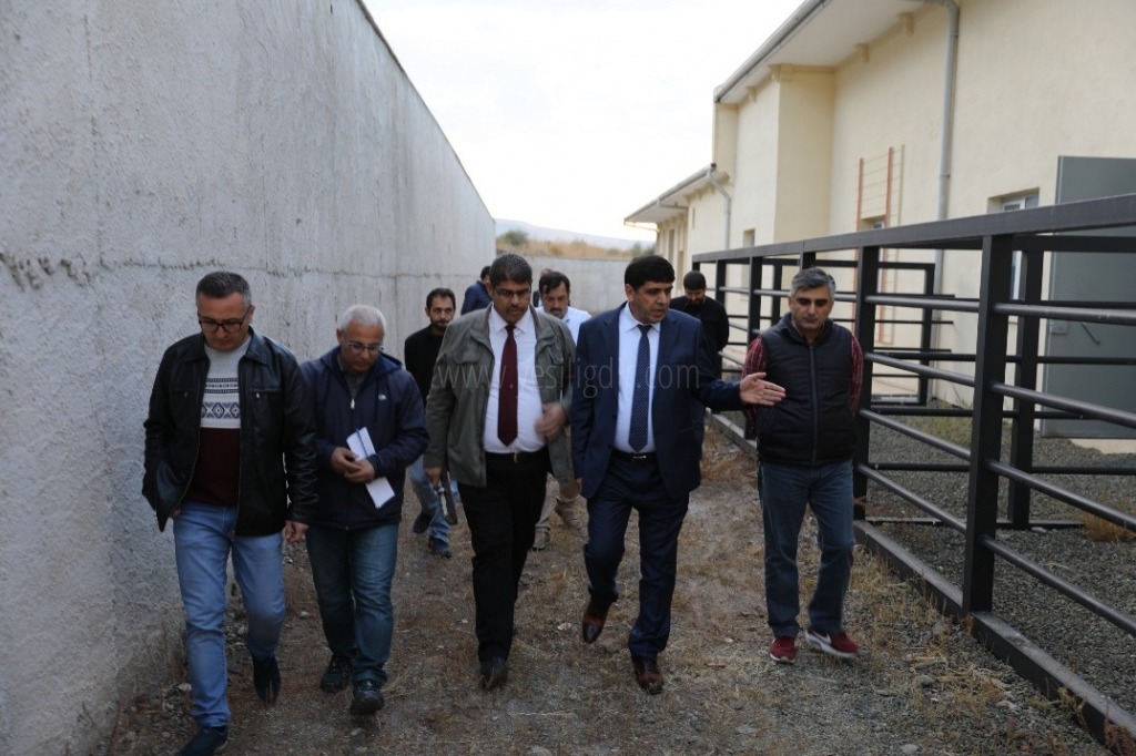 Rektör Alma Hayvan Hastanesinde İncelemelerde Bulundu