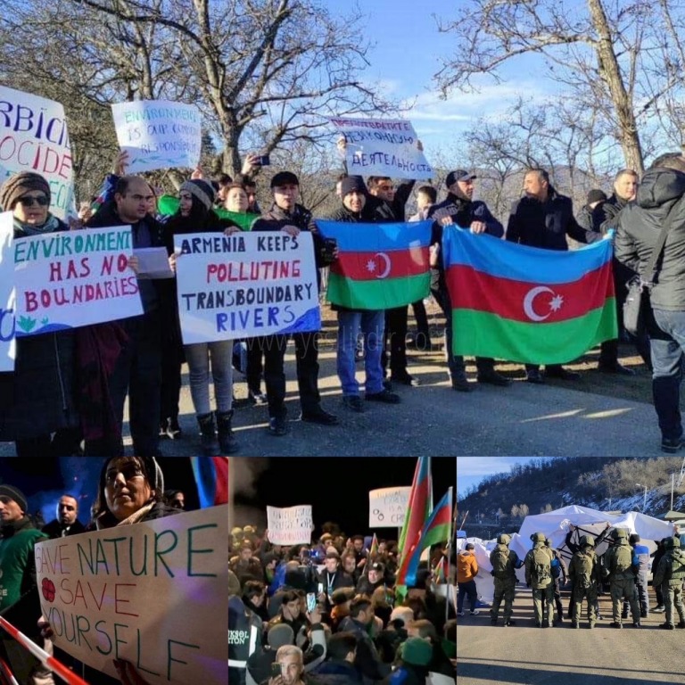 Ermenilerin ekolojik terörizmine karşı protesto
