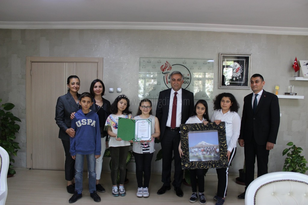Milli Eğitim Müdürü Bilim ve Sanat merkezi öğrencilerini kabul etti