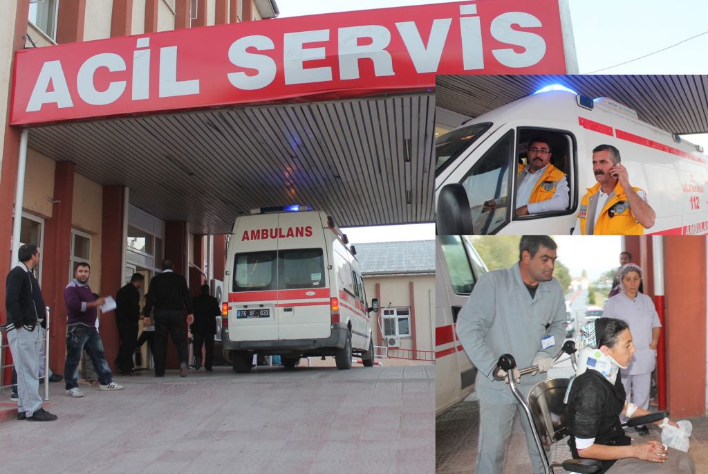 Trafik Kazası 8 Yaralı