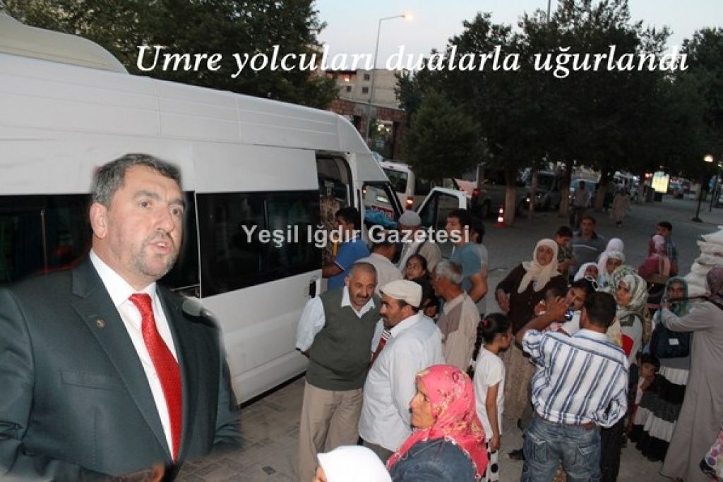 Umre yolcuları dualarla uğurlandı