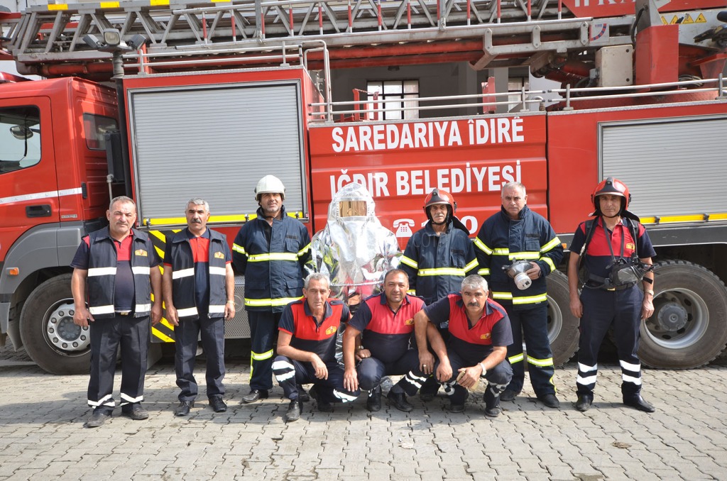 IĞDIR BELEDİYESİNDEN YANGIN TATBİKATI
