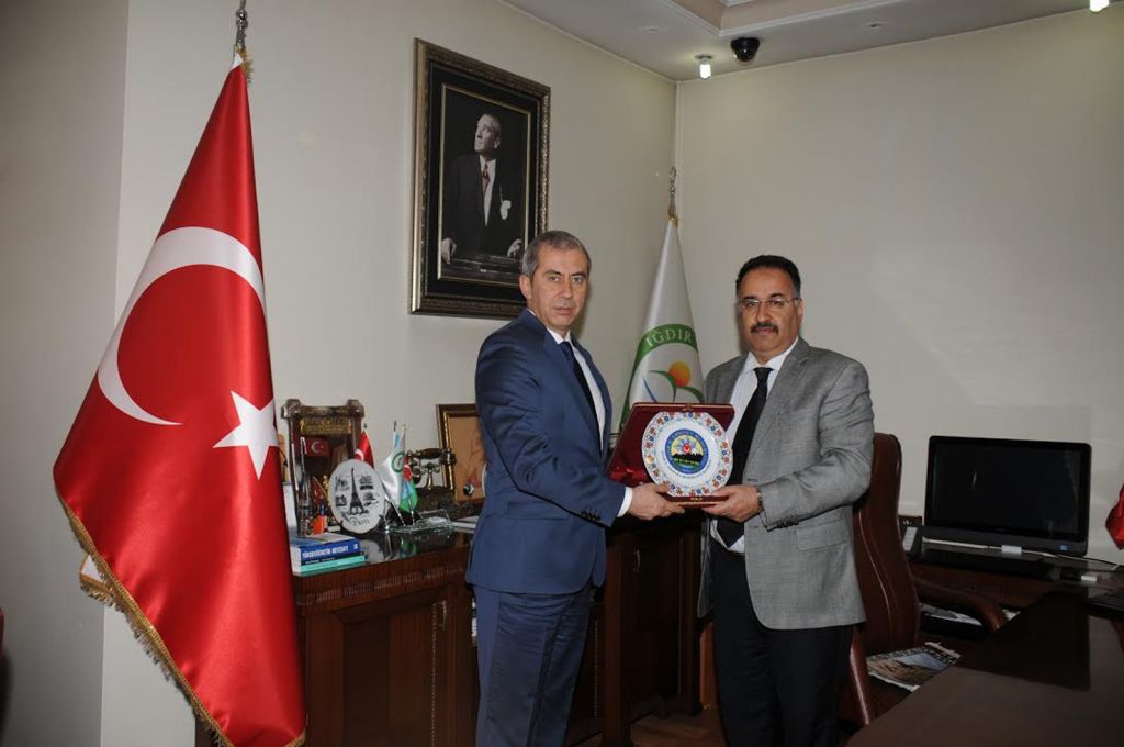 Emniyet Müdürü Yüksel Babaldan Rektör Prof Dr Yılmaza Ziyaret