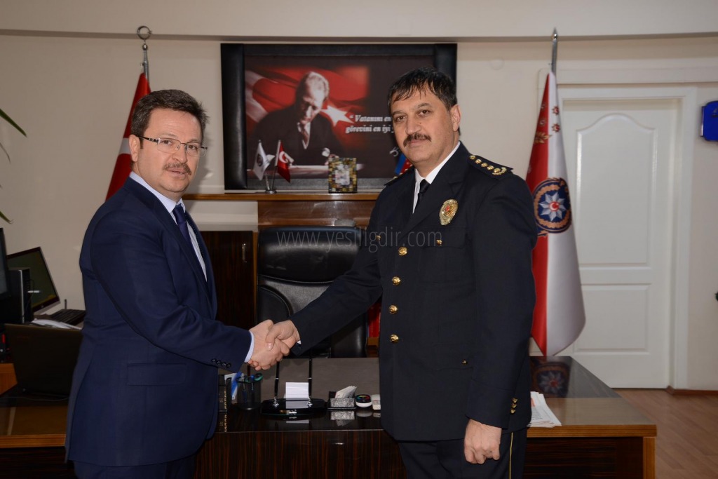 Vali ÜNLÜden Emniyet Müdürü Melih EKİCİ yi Ziyaret