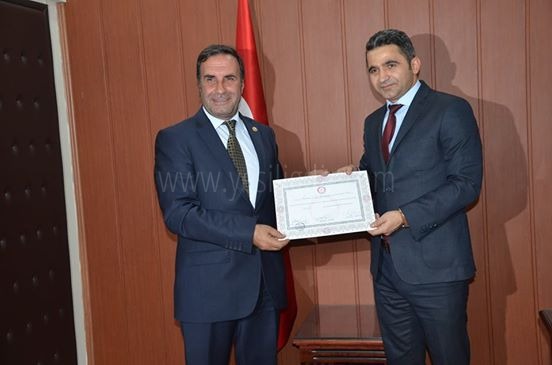 MEmin Adıyaman Mazbatasını Aldı