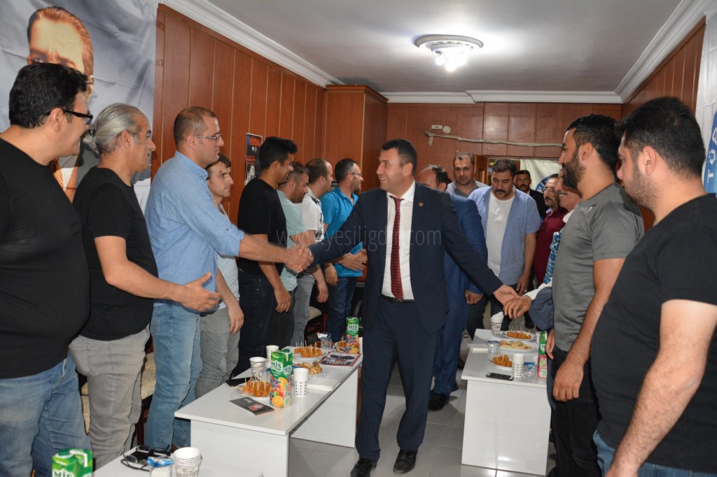 MHP ADAYI YAŞAR KARADAĞDAN KAMUSENE ZİYARET