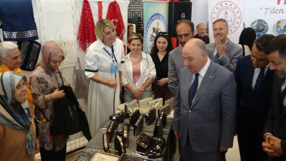 115 kursta hazırlanan binlerce el emeği eser beğeni topladı