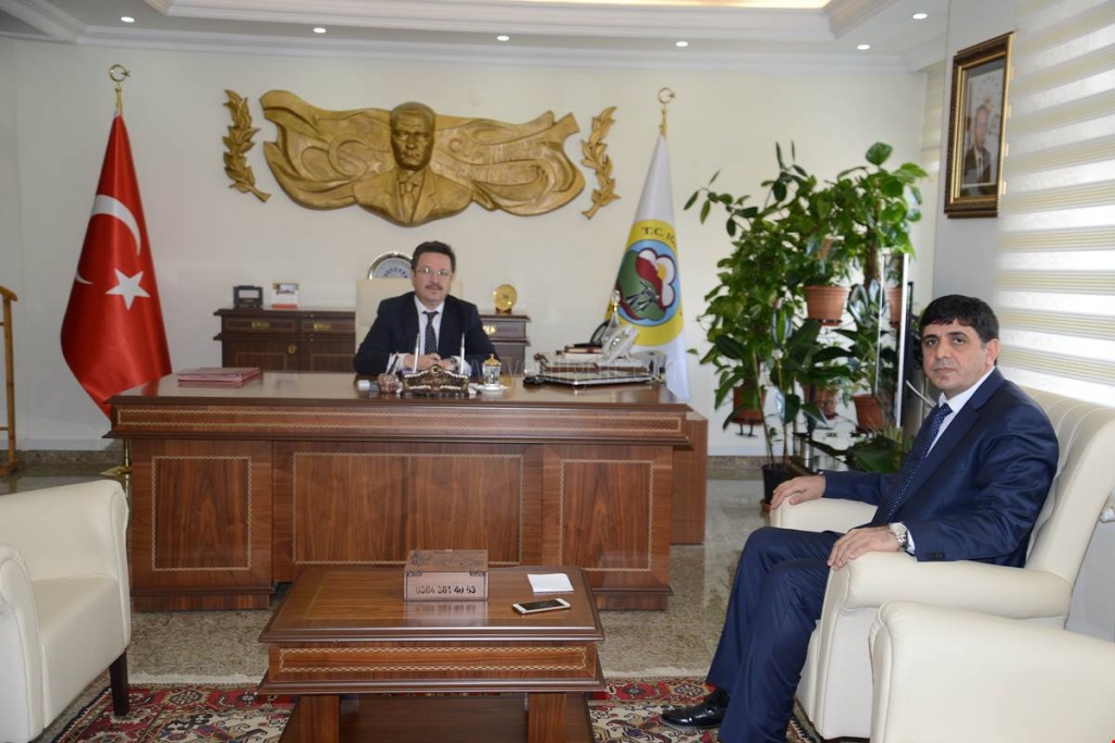 Rektör Alma Vali Enver Ünlüyü Ziyaret Etti