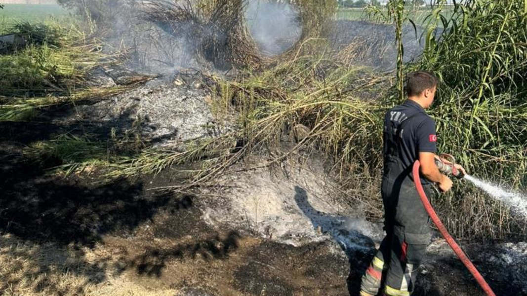 Aydın itfaiyesi 24 saatte 59 yangına anında müdahale etti