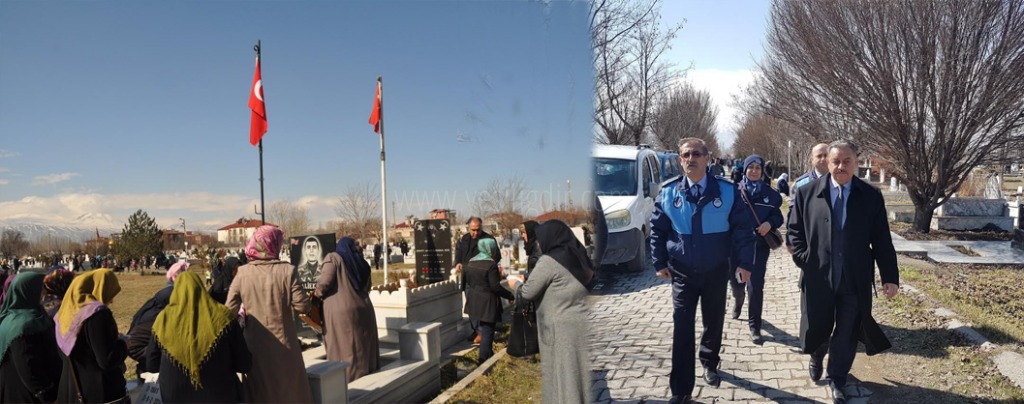IĞDIR'DA GELENEKSEL NEVRUZ BAYRAMI KUTLANMAYA BAŞLANDI IĞDIR'DA MEZARLIK ZİYARETİ YAPILDI
