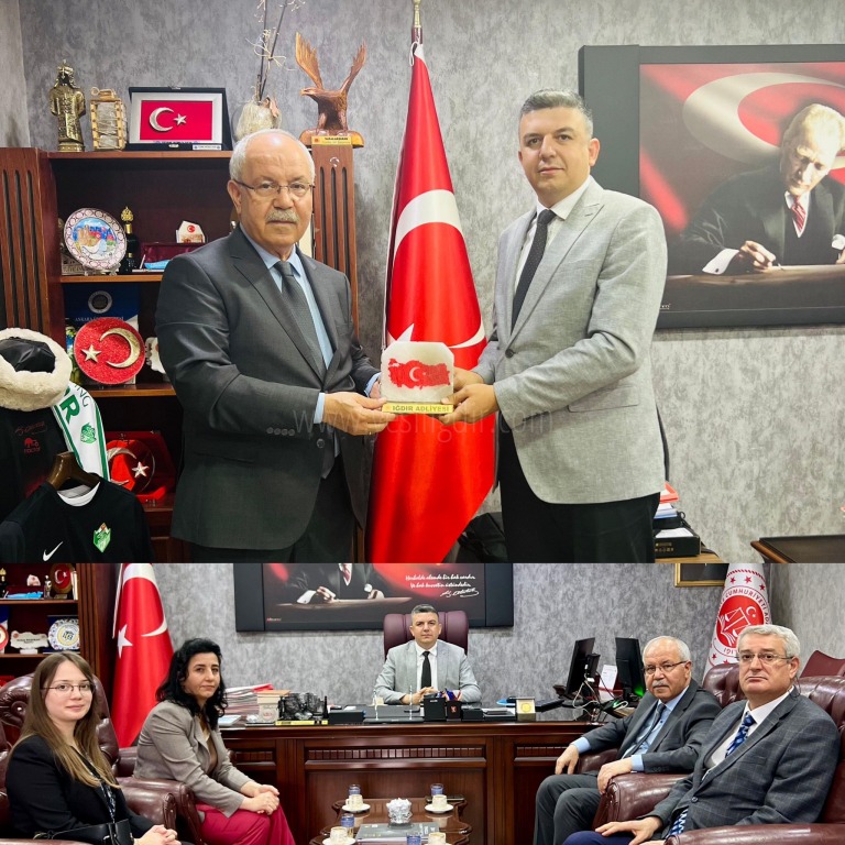 DEFTERDAR BÜYÜKFIRATTAN BAŞSAVCI BAŞARANA VEDA ZİYARETİ