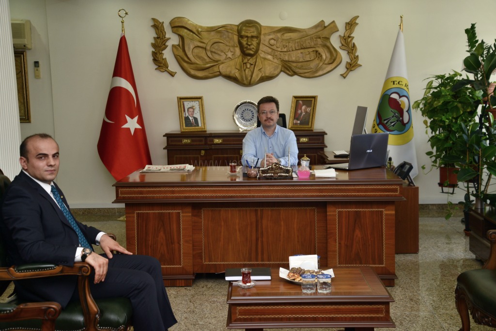 BEHBUD GADALI VALİ ÜNLÜYÜ ZİYARET ETTİ